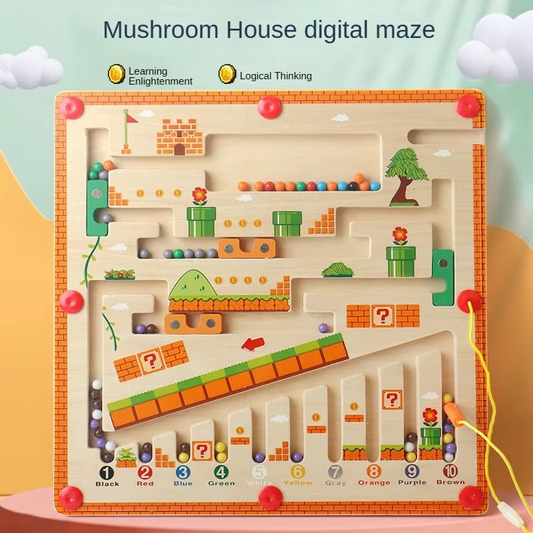 Wooden Magnetic Maze Board